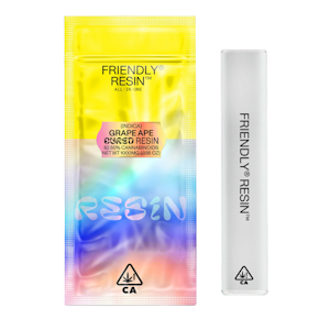 Friendly brand - GRAPE APE CURED RESIN DISPOSABLE