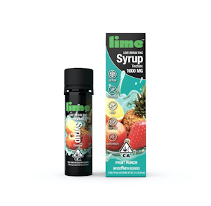 Lime - FRUIT PUNCH 1000MG LIVE RESIN THC SYRUP TINCTURE
