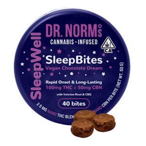 Dr. norms - BROWNIE SLEEP BITES (THC & CBN)