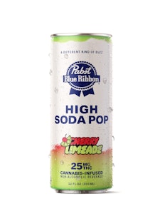 Pabst blue ribbon - 4PK CHERRY LIME ( 25MG EACH)