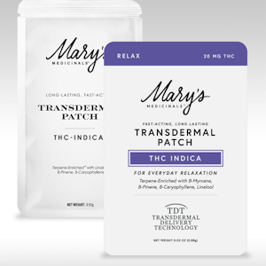 Mary's medicinals - INDICA RELAX TRASNDERMAL PATCH