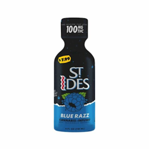 St. ides - BLUE RAZZ 100MG SHOT
