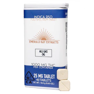 Emerald bay extracts - GUSH MINTS RSO TABLETS