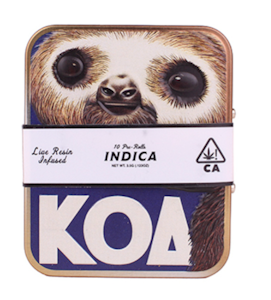Koa - TUSCAN GELATO X GRAPE GASOLINE LIVE RESIN INFUSED PREROLLS (10 PCK)