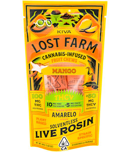 Lost farm - MANGO THCV (JACK HERER) - LIVE ROSIN