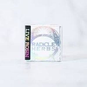 Radicle herbs - GMOB - 1G LIVE ROSIN