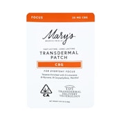 CBG TRANSDERMAL PATCH (FOCUS)