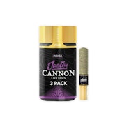 BANANA ZKITTLEZ BABY CANNON LIVE RESIN INFUSED PRE-ROLL 3-PACK