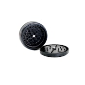 SLIM 3-PIECE ALUMINUM GRINDER (BLACK)