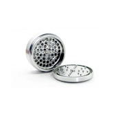 SLIM 3-PIECE ALUMINUM GRINDER (SILVER)