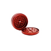 SLIM 3-PIECE ALUMINUM GRINDER (RED)