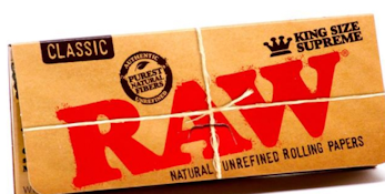 RAW CLASSIC SLOW BURNING KING SIZE PAPERS 40/PK