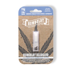 Humboldt seed company - HUMBOLDT HEADBAND SEEDS (FEMINIZED)