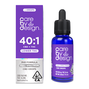 Care by design - 40:1 CBD DROPS