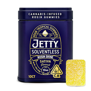 Jetty extracts - SOUR TROPICAL "ROSIN SHINE" GUMMIES