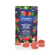 SMOKIEZ - EDIBLE - INDICA - 1:1 CBN:THC - SOUR JAMBERRY - 100MG