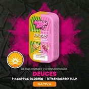 BODEGA BOYZ DEUCES - ALL IN ONE - LIVE RESIN - HYBRID - PINEAPPLE SLUSHIE X STRAWBERRY MILK - 1G