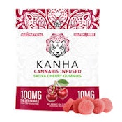 KANHA - EDIBLE - GUMMY - SATIVA - CHERRY - 100MG