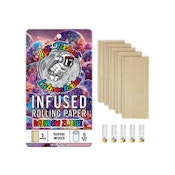 LIFT TICKET LABORATORIES - INFUSED ROLLING PAPERS W/ GLASS TIPS - RAINBOW ZLUSHI