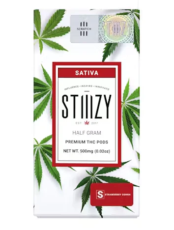 Stiiizy - STIIIZY - POD - AT - SATIVA - STRAWBERRY COUGH - 0.5G Main Image