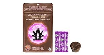 EMERALD SKY - EDIBLE - INDICA PEANUT BUTTER CUPS - 100MG (10PK)