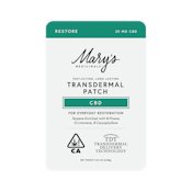 MARYS - TRANSDERMAL PATCH - RESTORATION - CBD - 20 MG
