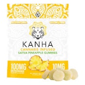 KANHA - EDIBLE - GUMMY - SATIVA - PINEAPPLE - 100MG