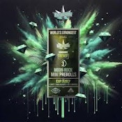 PRESIDENTIAL X TRENDI - MOON ROCK MINI PREROLL PACK - HYBRID - CAP JUNKY - 0.5G (3PK)
