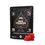 HEAVY HITTERS - EDIBLE - LIVE ROSIN INFUSED - SATIVA - GUAVA STRAWBERRY - 100MG