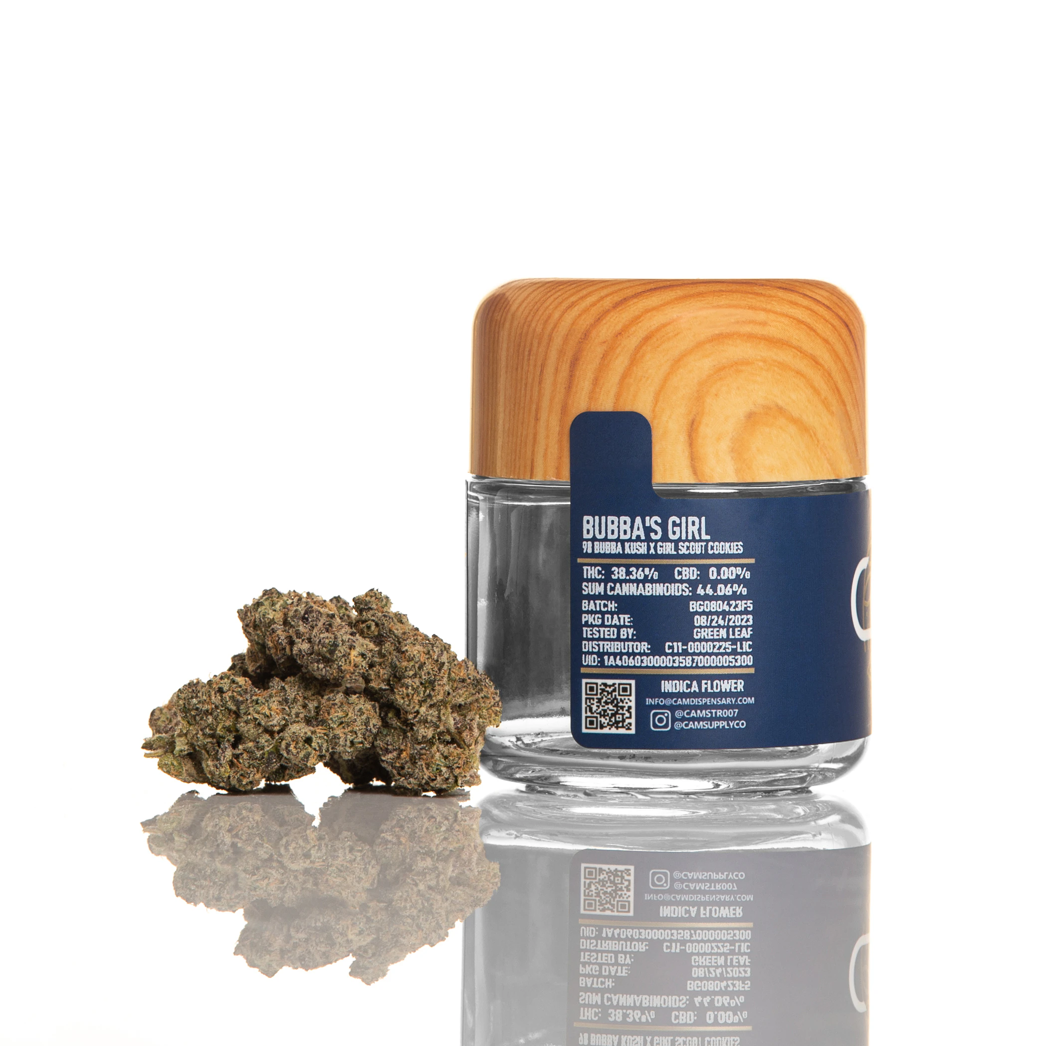 Cam - CAM - FLOWER - INDICA HYBRID - BUBBA'S GIRL - 3.5G Main Image