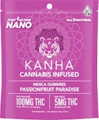 KANHA NANO - EDIBLE - GUMMY - INDICA - PASSIONFRUIT PARADISE - 100MG