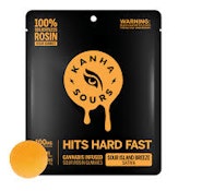 KANHA NANO - EDIBLE - SOLVENTLESS ROSIN GUMMY - SATIVA - SOUR ISLAND BREEZE  - 100MG