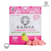 KANHA - EDIBLE - GUMMY - INDICA - PINK LEMONADE - 100MG