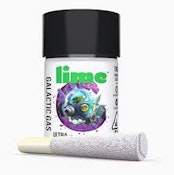 LIME - ULTRA INFUSED PREROLL PACK - HYBRID - GALACTIC GAS - 0.6G (5PK)