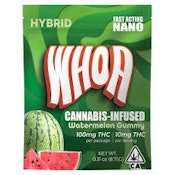 WHOA - EDIBLE - HYBRID - WATERMELON GUMMY BITE - 100MG
