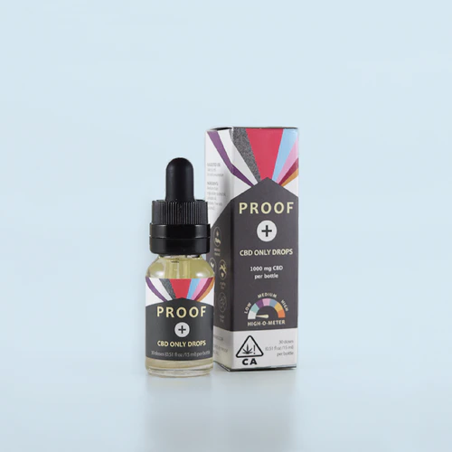 Proof - PROOF - TINCTURE - HIGH CBD - 1000MG - 15ML Main Image