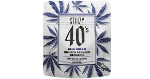 Stiiizy - STIIIZY - 40'S - INFUSED FLOWER - SMALLS - SATIVA - BLUE DREAM - 7G Main Image