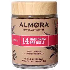 Almora farm - ALMORA FARM - PREROLL PACK - SATIVA - PEACH - 0.5G (14PK) Main Image