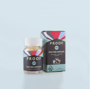 PROOF - CAPSULES - HIGH CBD - CBD:THC - 20:1 - 30CT