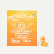 KANHA NANO - EDIBLE - GUMMY - SATIVA - TANGERINE TWIST - 100MG