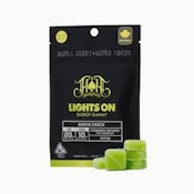 HEAVY HITTERS - EDIBLE - LIGHTS ON - SATIVA - THCV GREEN CRACK - 100MG