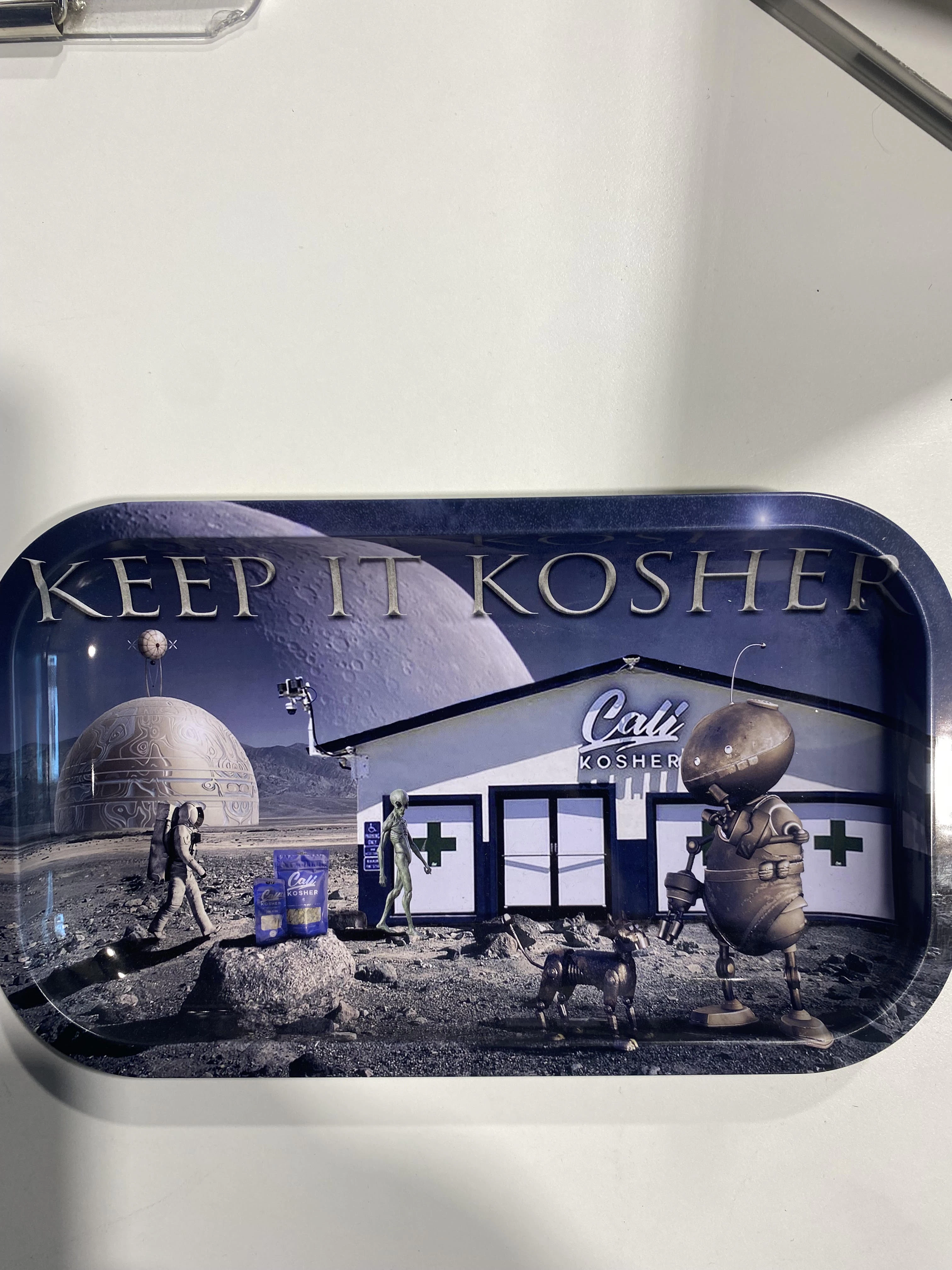 Cali kosher - CALI KOSHER - ROLLING TRAY - KEEP IT KOSHER - LARGE Main Image