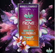 PRESIDENTIAL X ROVE - MOON ROCK MINI PREROLL PACK - SATIVA - WAUI - .5G (3PK)