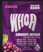 WHOA - GUMMY - GRAPE - 50MG CBN/ 50MG THC/50MG CBD