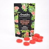 SMOKIEZ - FRUIT CHEWS - HYBRID - SOUR WATERMELON - 100MG