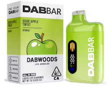 DABWOODS - AIO - LQD DABBAR - HYBRID - SOUR APPLE TWIST - 1G