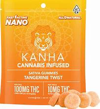Kanha - KANHA NANO - GUMMIES - SATIVA - TANGERINE TWIST - 100MG Main Image
