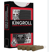 KINGROLL JR - INFUSED PREROLL PACK -INDICA - WHITE RHINO X CANNALOPE - .75G (4PK)