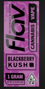 FLAV - DISPOSABLE - INDICA - BLACK BERRY KUSH - 1G