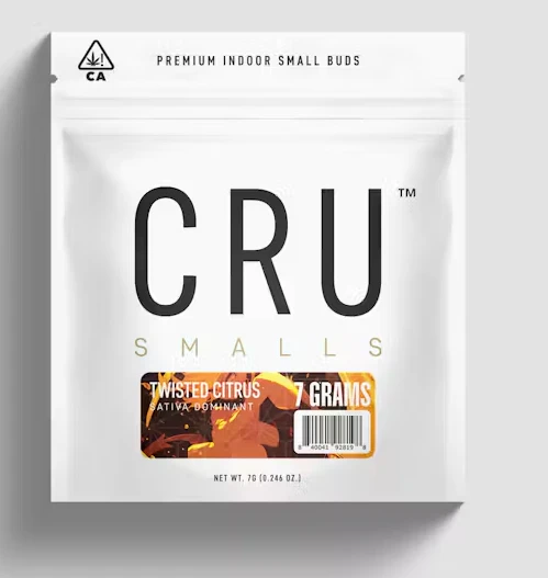 Cru - CRU  - FLOWER - SMALLS - SATIVA - TWISTED CITRUS  -  7G Main Image